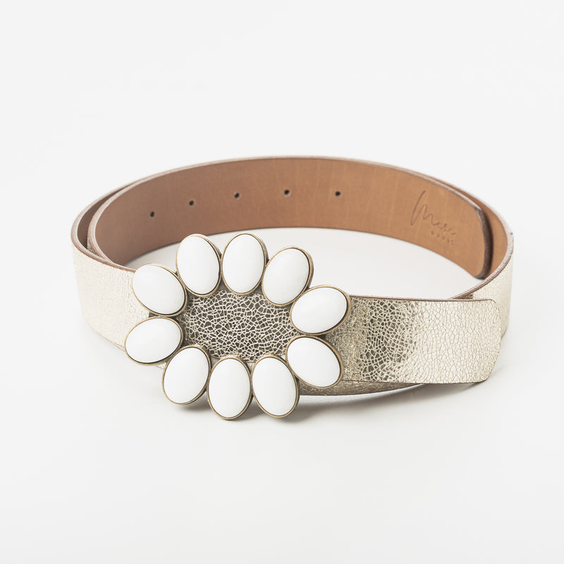 Ceinture Gabrielle Jade Blanc